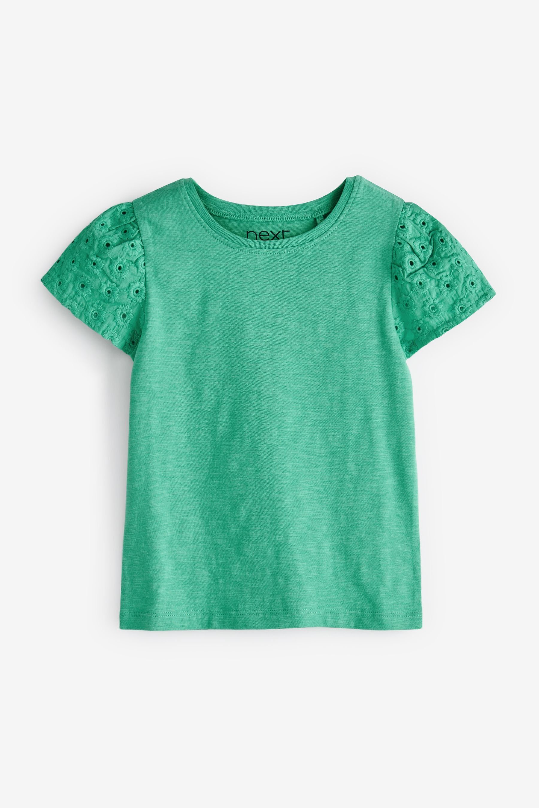 Kinder Mädchen (Gr. 50 - 92) Next T-Shirt T-Shirts aus Baumwolle, 3er-Pack (3-tlg)