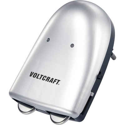 VOLTCRAFT Lithium-Knopfzellenladegerät 2fach Batterie-Ladegerät (Einzelschachtüberwachung, Ladeschlussspannung-Abschaltung)