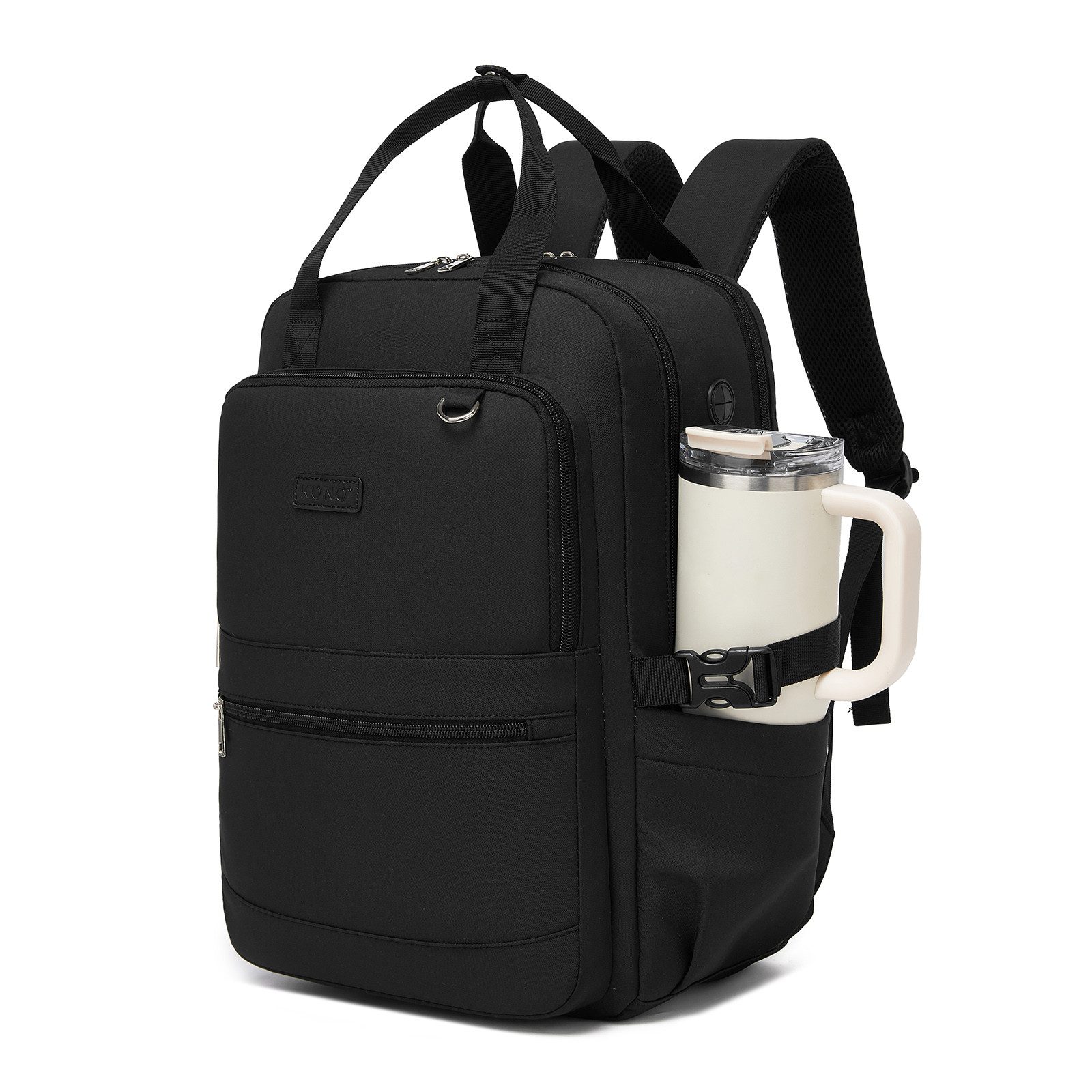 Rucksack für Damen – Wasserdichter 2-in-1-Laptoprucksack, 15,6 Zoll