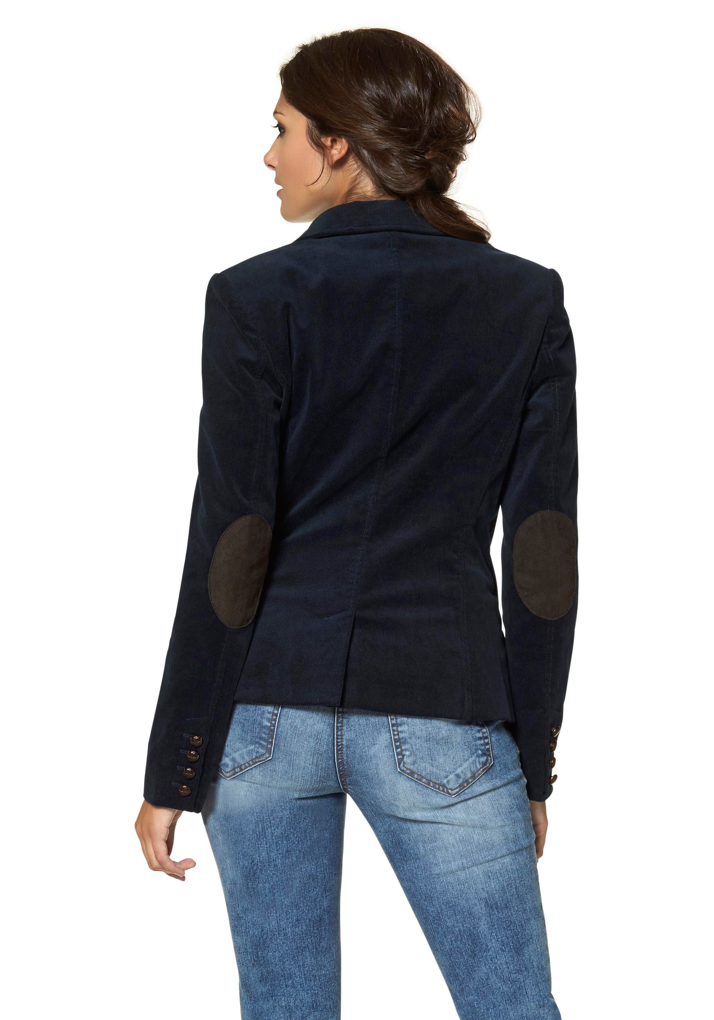 Aniston CASUAL Jackenblazer mit Stoff-Einfassungen und Ärmelpatches günstig online kaufen