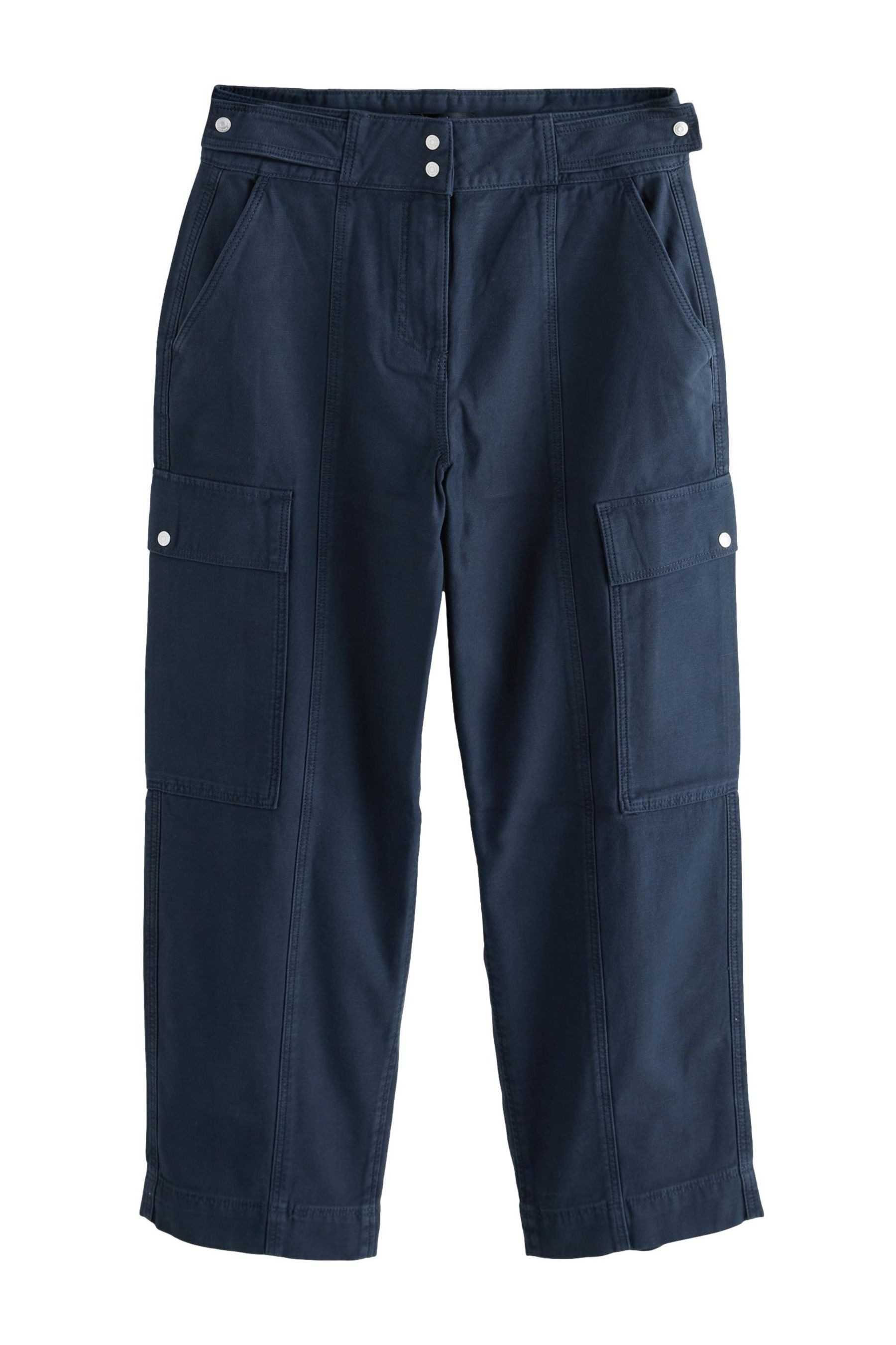 Next Stoffhose Cargohose mit Barrel-Bein aus günstig online kaufen