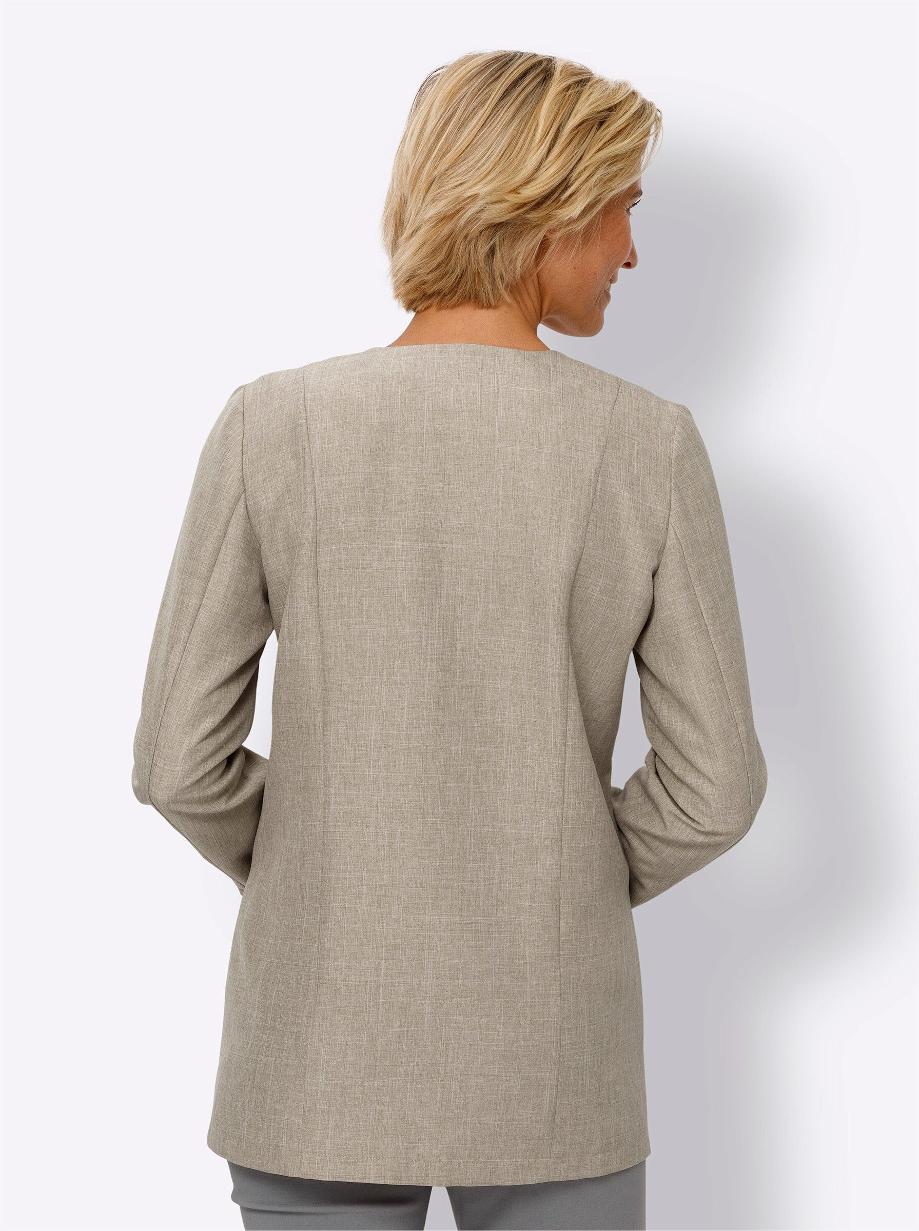 Sieh an! Blusenblazer Longblazer Langarm