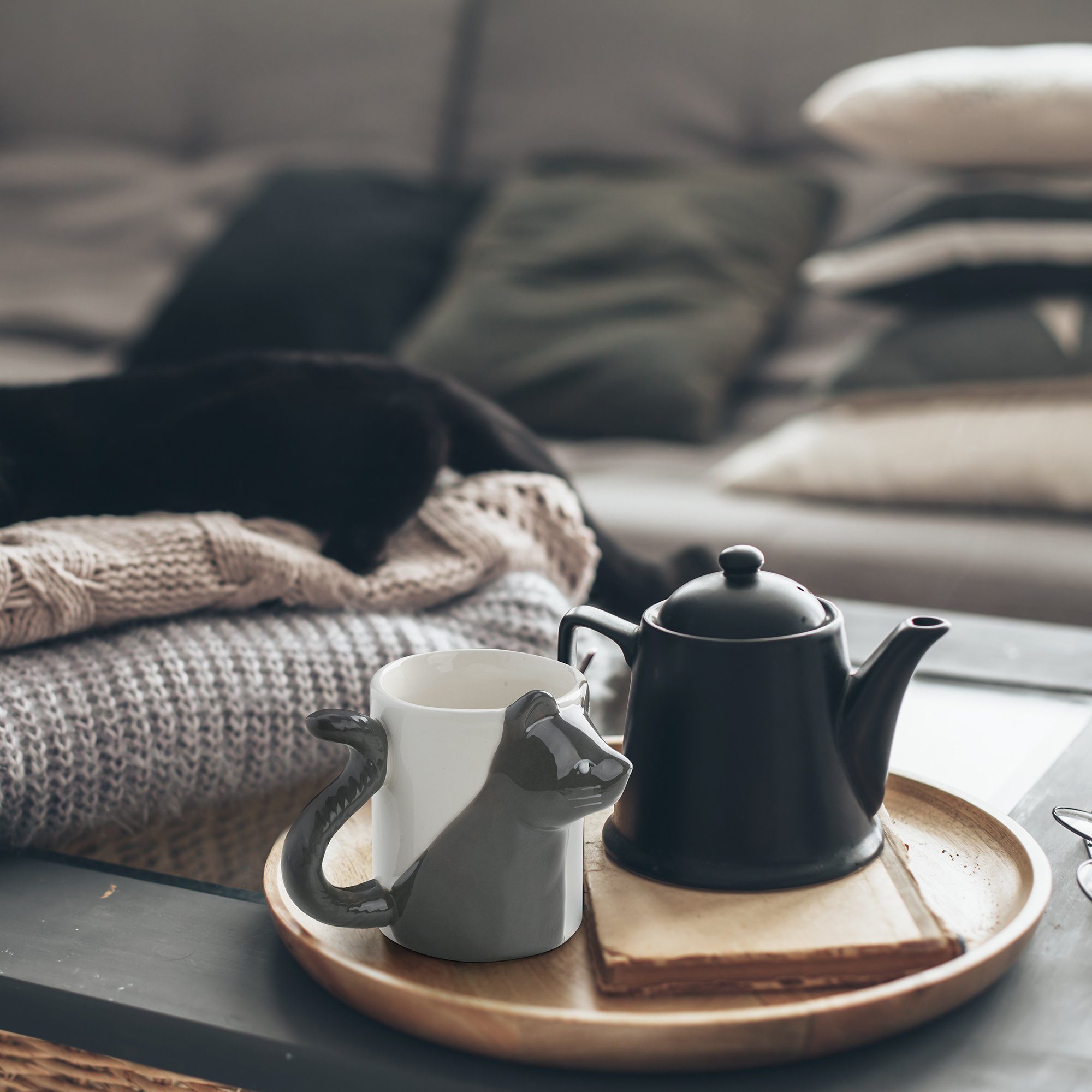 MiaMio Kaffeeservice Cat Mugs Set of 2