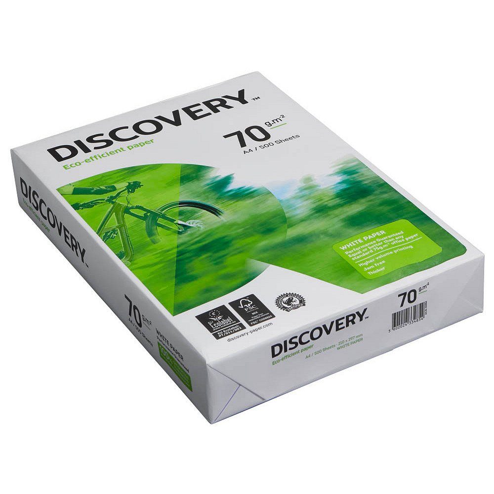 Discovery Druckerpapier DISCOVERY 83427A70LAAS Kopierpapier DISCOVERY DIN A4 70 g/qm 500 Blatt