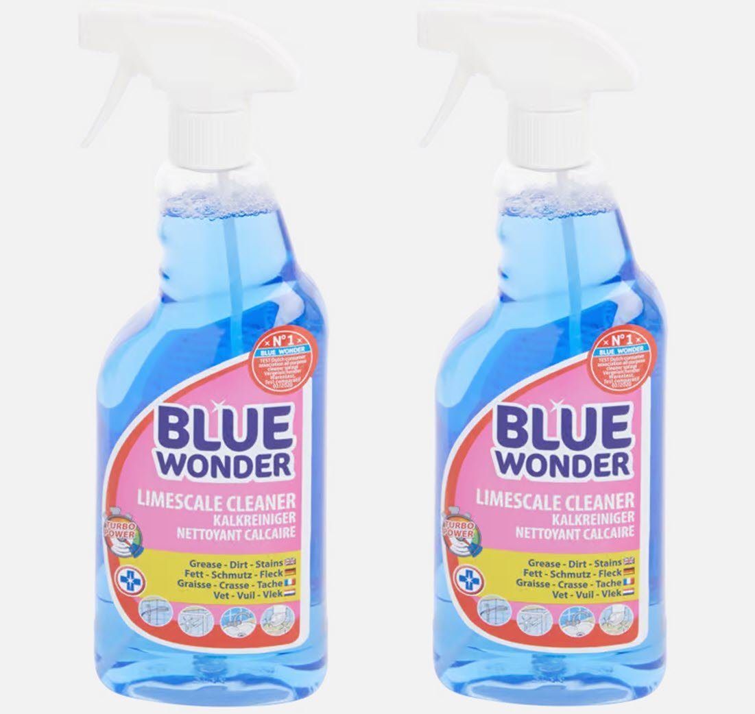Spectrum Blue Wonder Kalkreiniger Reiniger 2 x 750 ml Schraubverschluss Flüssigentkalker