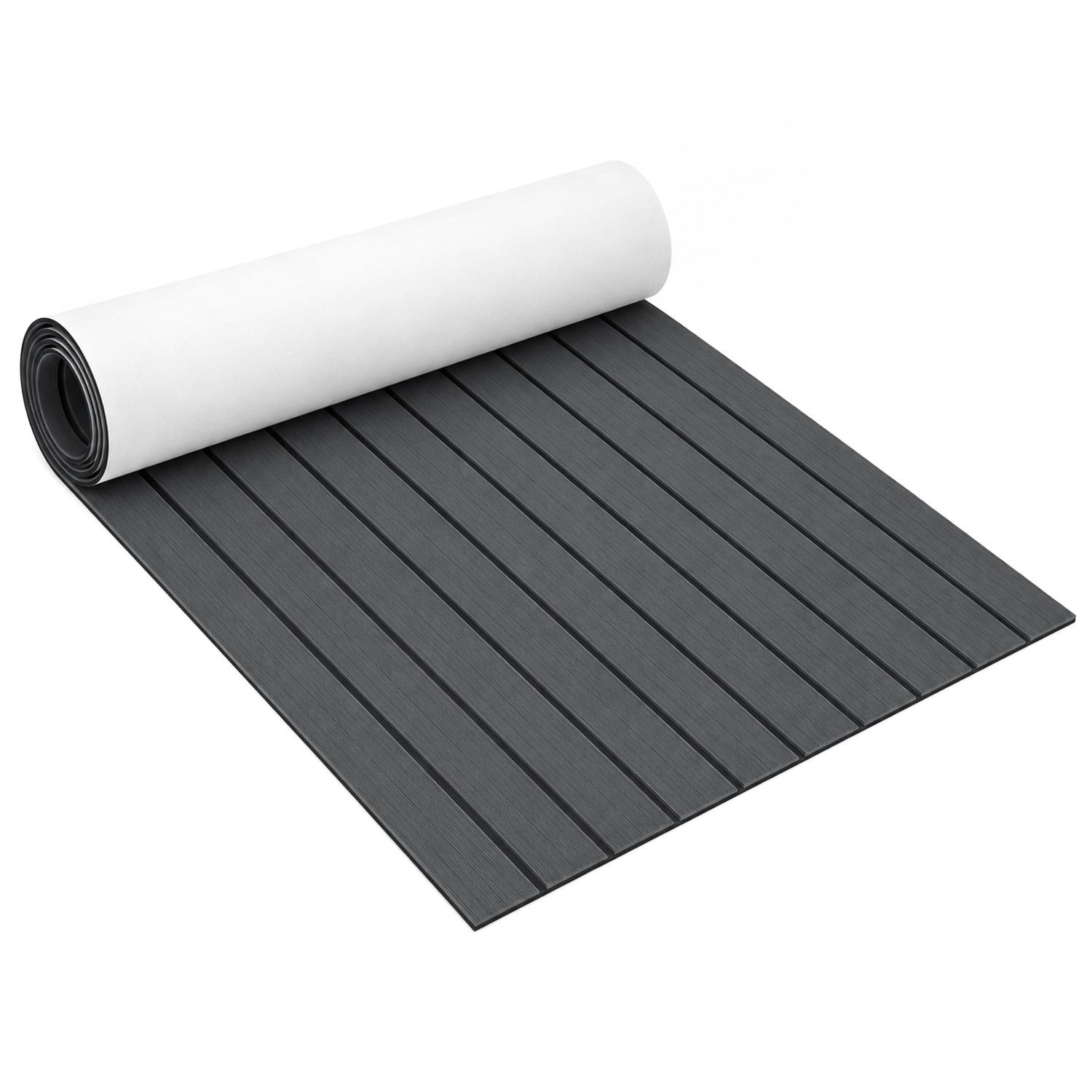 Clanmacy Bodenmatte Teak EVA Schaum Marine Teak Bodenbelag Matte Deck Teppich 240x60/90cm