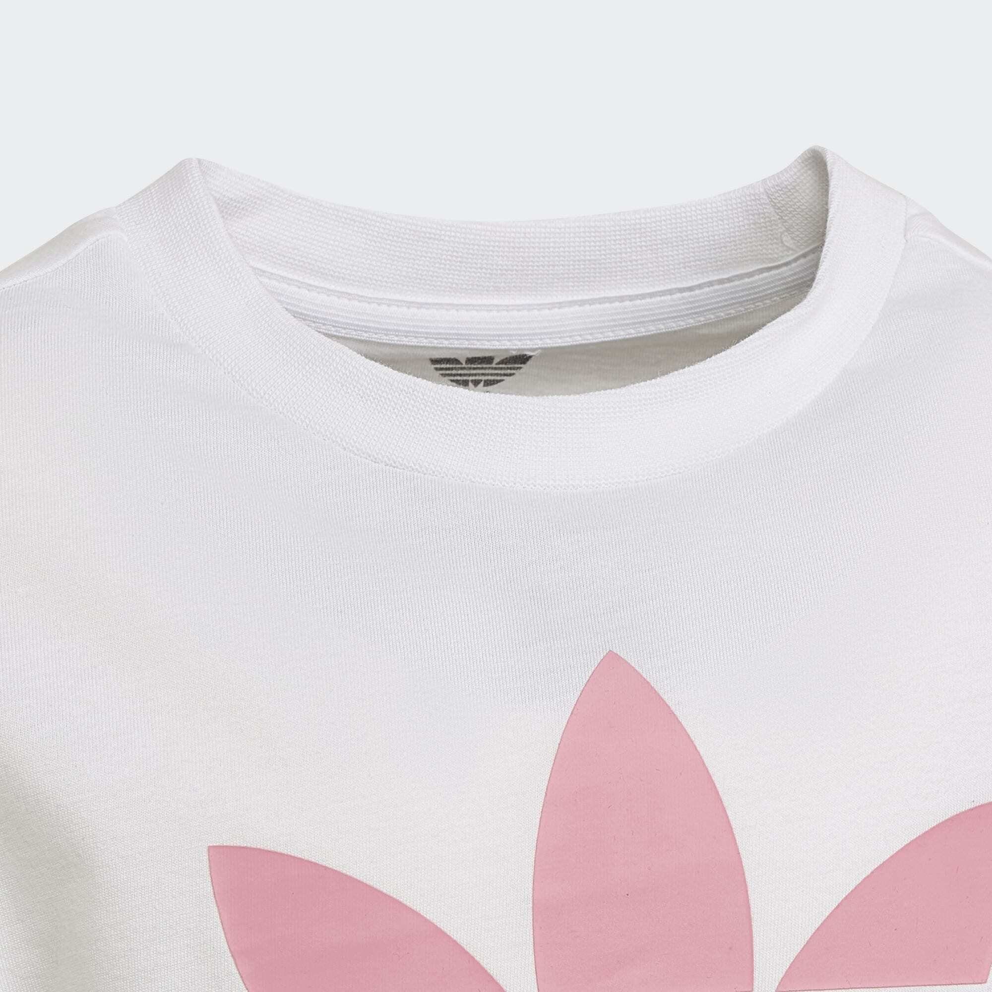 UND Originals SET / Trainingsanzug Pink T-SHIRT Bliss ADICOLOR adidas SHORTS White