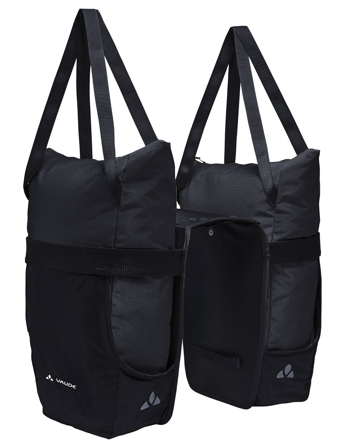 VAUDE Gepäckträgertasche TwinShopper (2-tlg., 2), wasser- und schmutzabweisend ohne PFC