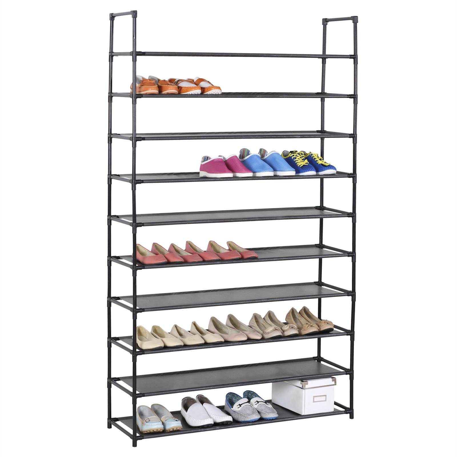 IDIMEX Schuhregal »ILONA«, Schuhregal Stoffregal Kellerregal 50 Paar