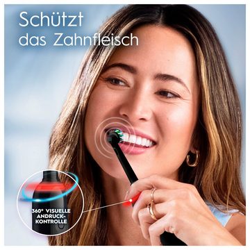 Oral-B Elektrische Zahnbürste Pro 3 3000, Aufsteckbürsten: 2 St., 3 Putzmodi