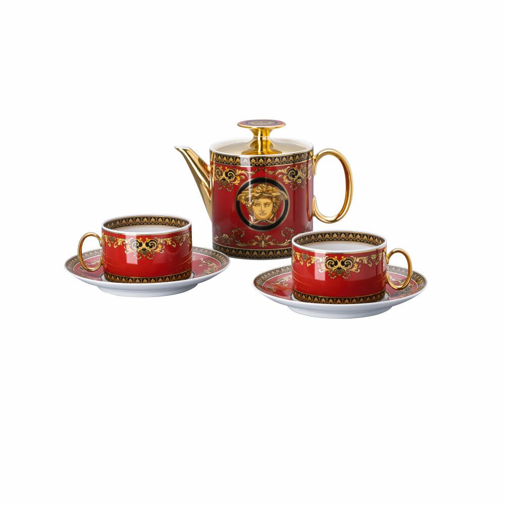 Rosenthal meets Versace Teekanne Set Tea for 2 Medusa, (Set, 5-St)