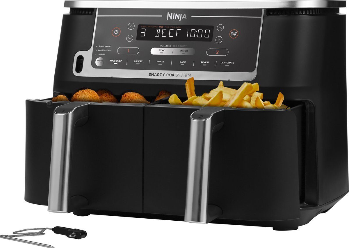 NINJA Heißluftfritteuse Ninja AF451, 2470,00 W