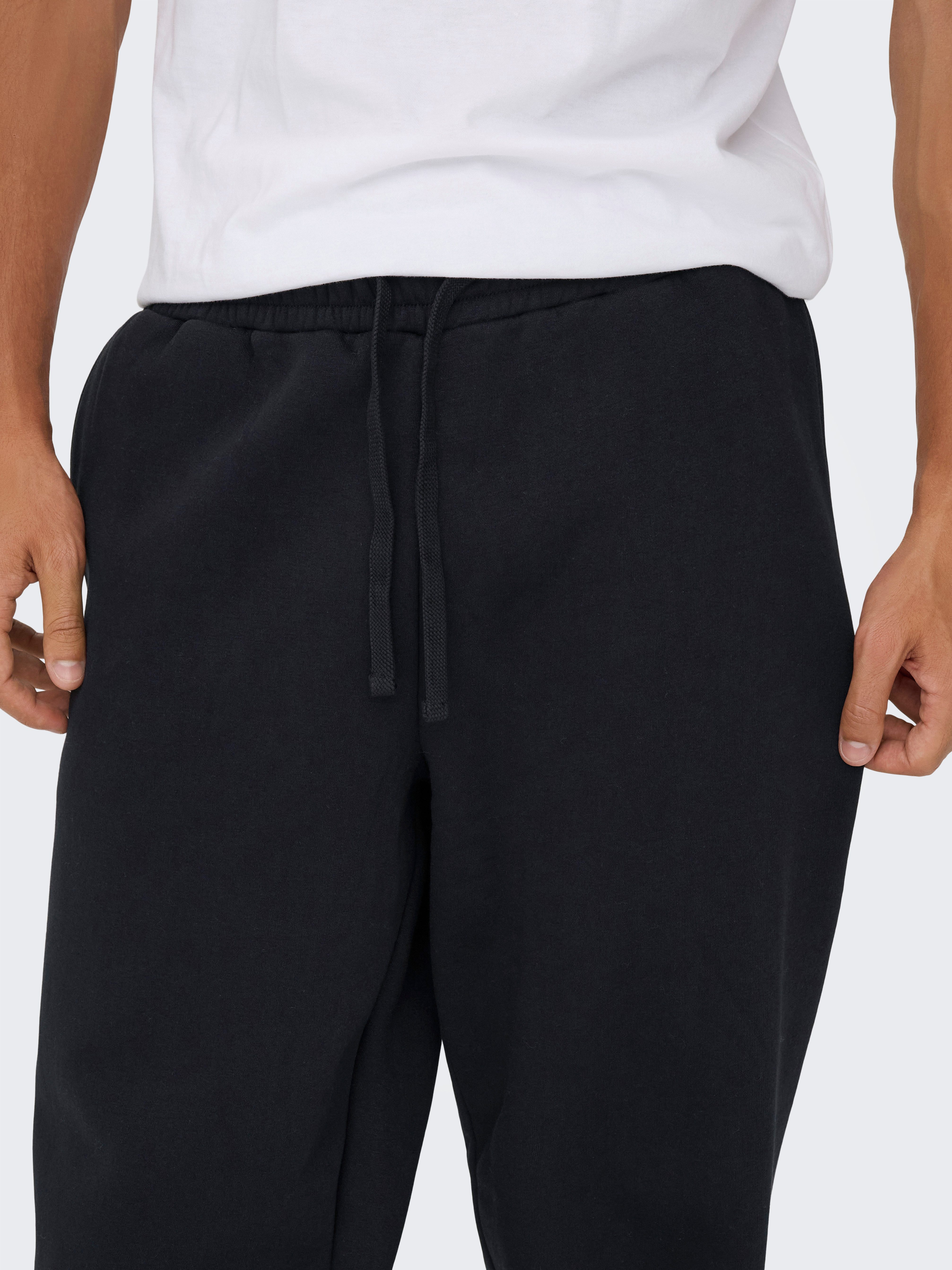 ONLY & SONS Sweathose ONSCERES WIDE PANT NOOS Baumwollmischung, relaxed fit