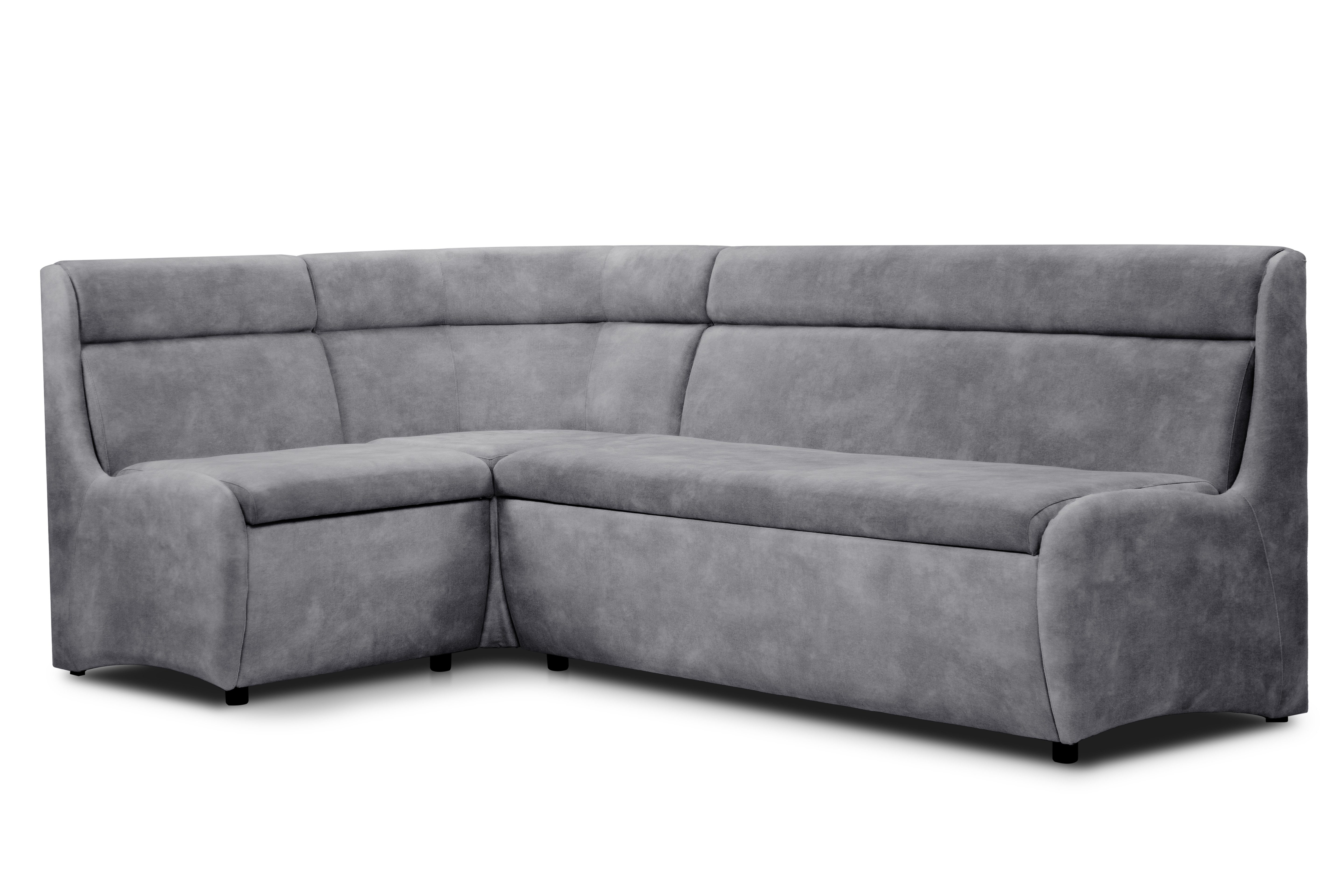 Rodnik Eckbank 215 x 132 cm mit Stauraum Vesta, Schenkel wechselbar, Premium-Polsterstoff