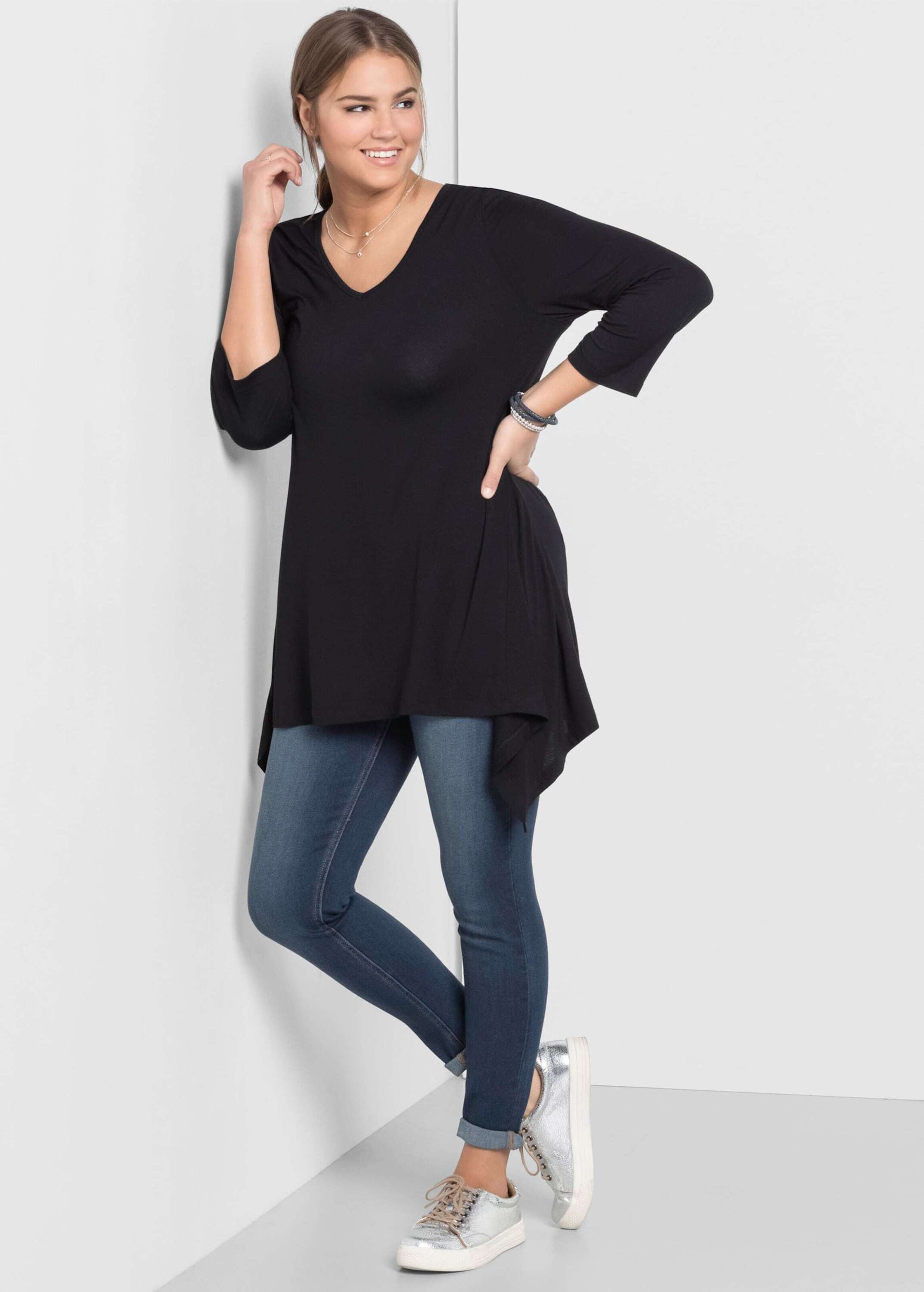 Sheego Bequeme Jeans Jeans-Leggings Power-Stretch-Qualität