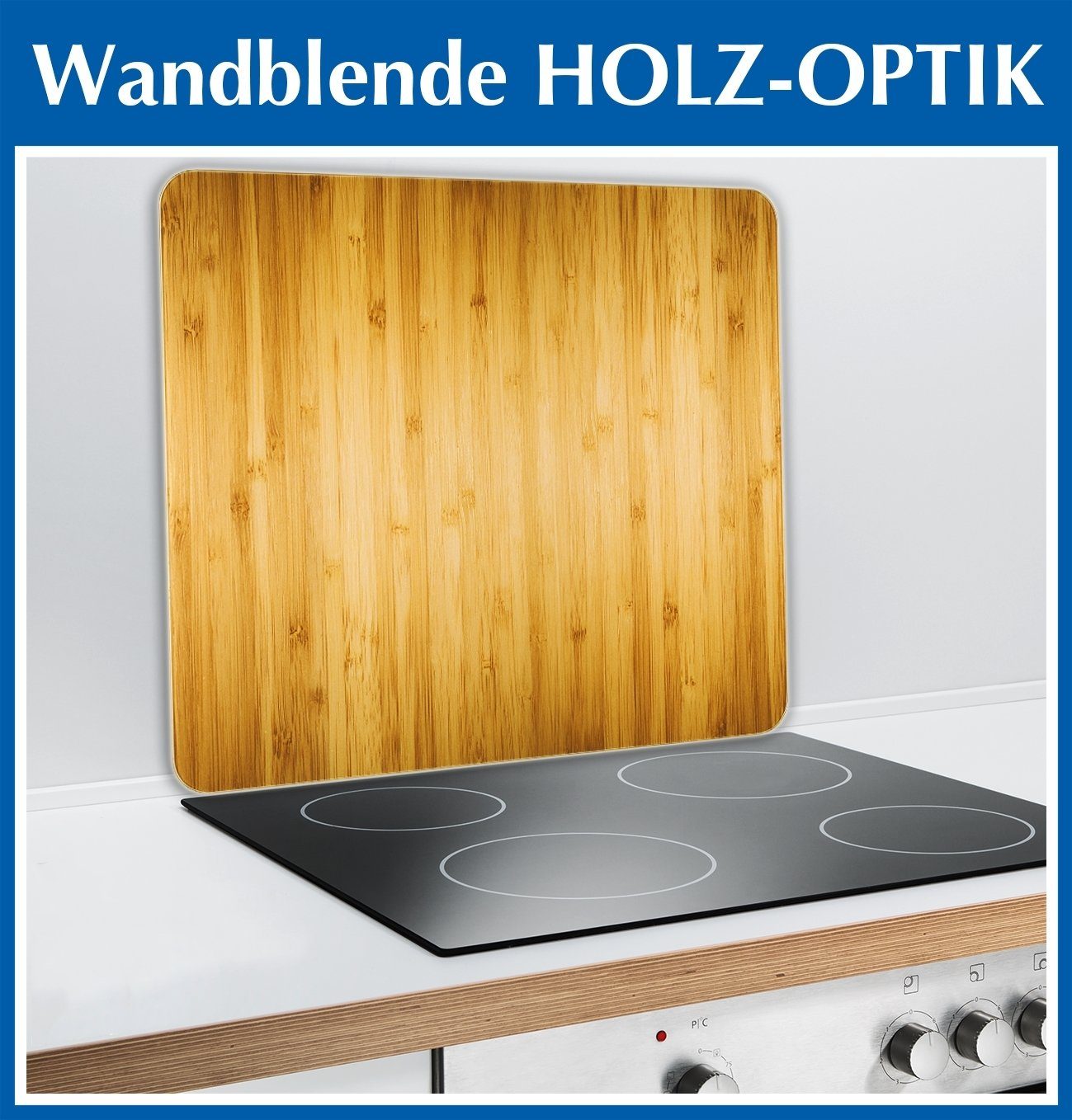 Glas Abdeckplatte Herd