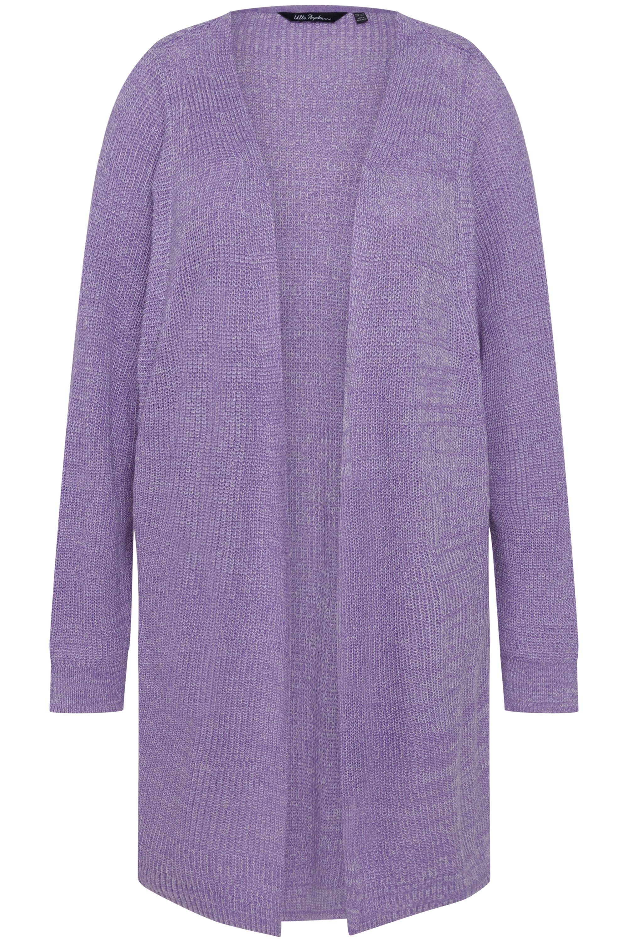 Ulla Popken Strickjacke Long-Strickjacke Eggshape Oversized günstig online kaufen