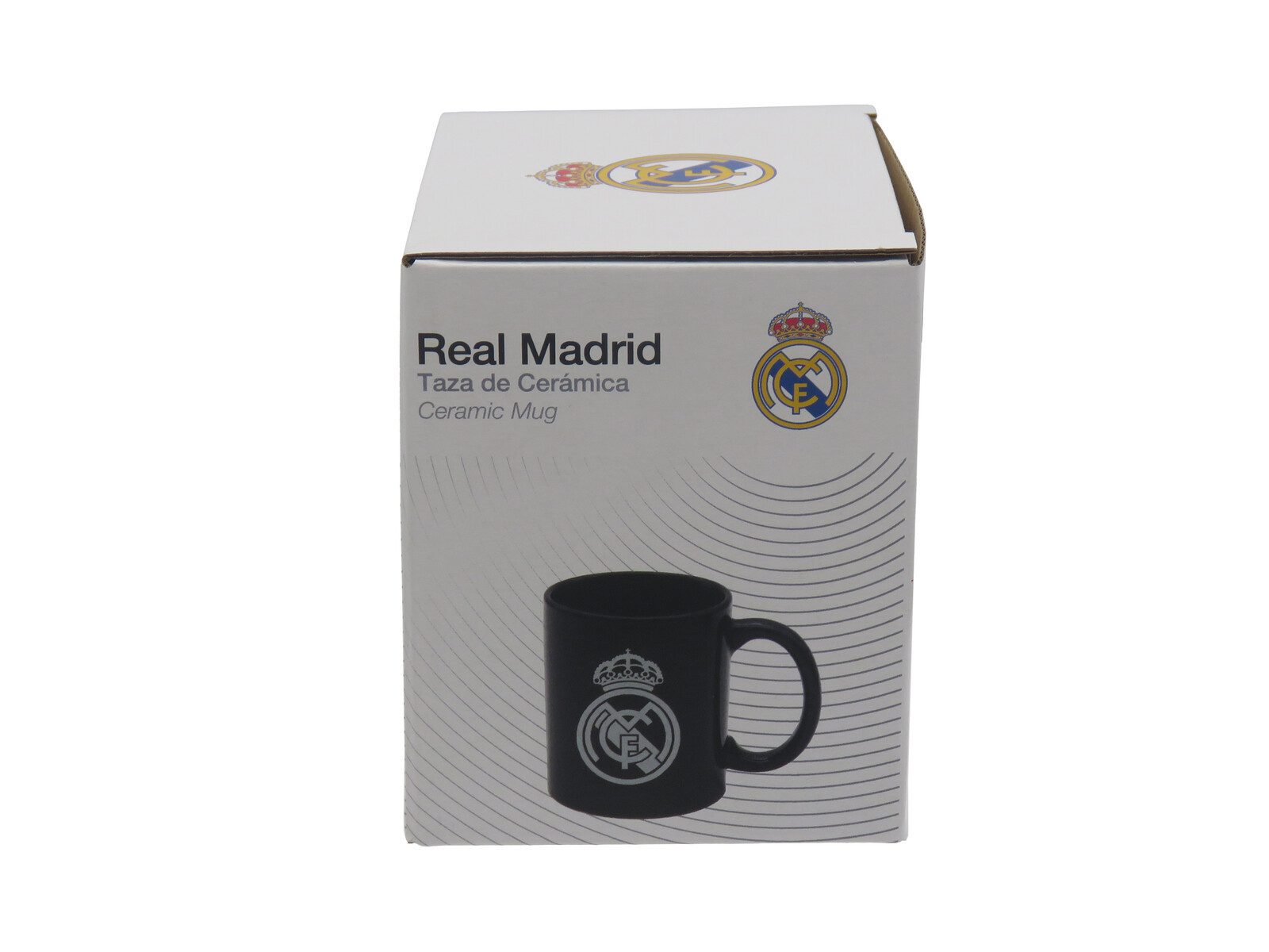 Real Madrid Tasse Keramiktasse 330 ml Kaffeetasse Becher Geschenkbox, Keramik