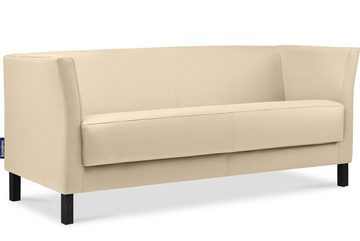Konsimo 3-Sitzer ESPECTO Einzelsofa, 1 Teile, weiche Sitzfläche und hohe Rückenlehne, hohe Beine, Kunstleder