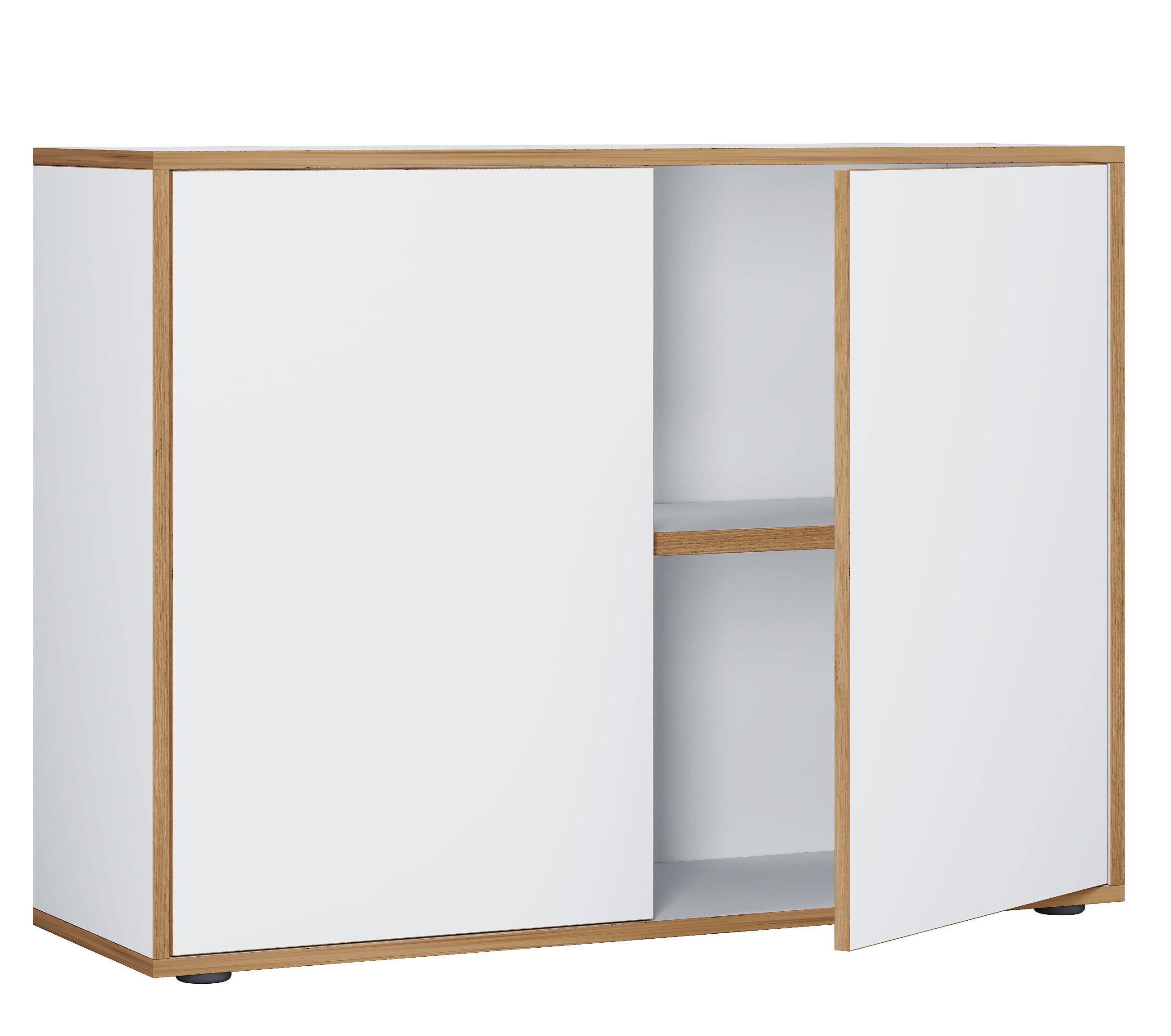 VCM Aktenschrank Büroschrank Salia mit Drehtüren H. 74 x B. 100 x