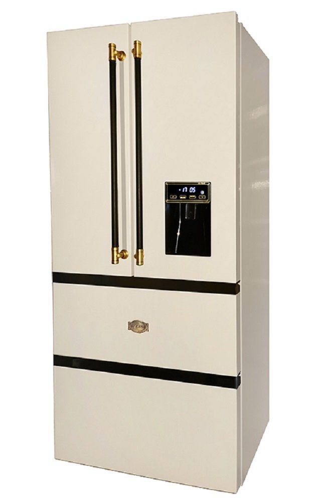 Kaiser Küchengeräte Side-by-Side Retro Kühlschrank, Side-by-Side Kühl Gefrier Kombi, No Frost 506 L KS 80425 ElfEm, 183 cm hoch, 83.6 cm breit, Retro Kühlschrank, Side-by-Side Kühl Gefrier Kombi, No Frost 506 L