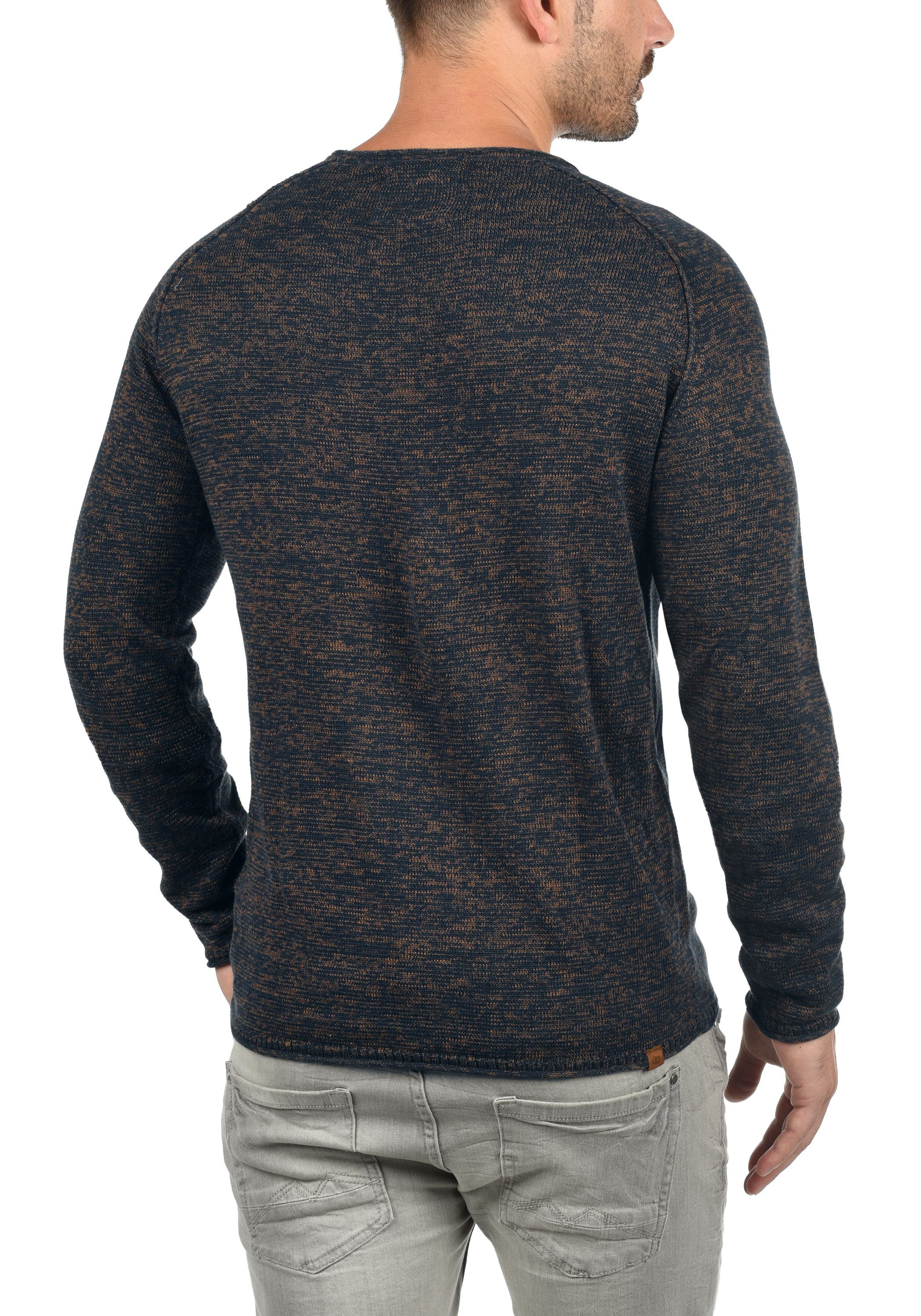 Blend Strickpullover BHDan Stilvoller Strickpullover mit aufgerollten Säumen