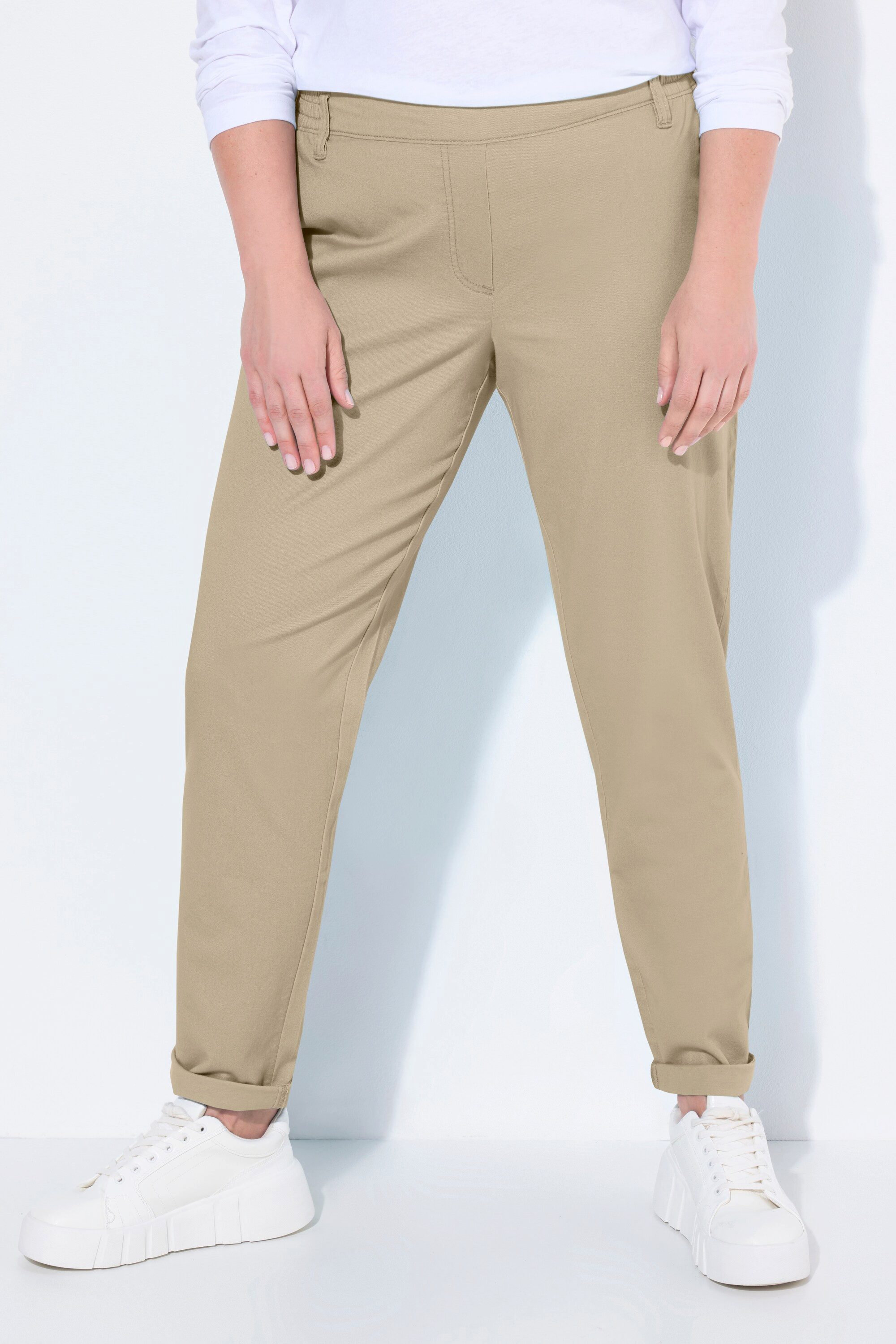 Ulla Popken Schlupfhose Chino Rena teilelastischer günstig online kaufen