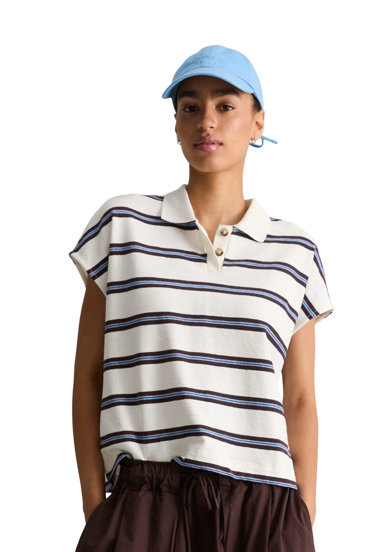 Marc O'Polo DENIM Poloshirt aus schwerem Single Jersey