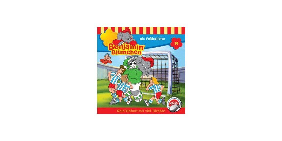 Hörspiel-CD Benjamin Blümchen 019 - als Fußballstar