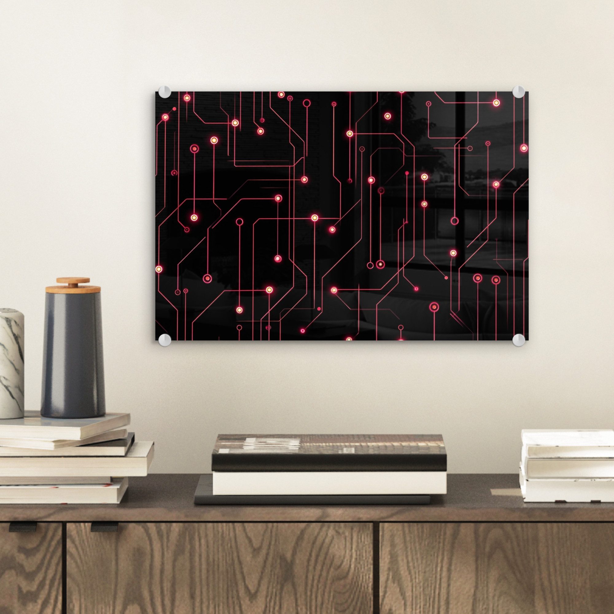 MuchoWow Acrylglasbild Spiele - Linien - günstig online kaufen
