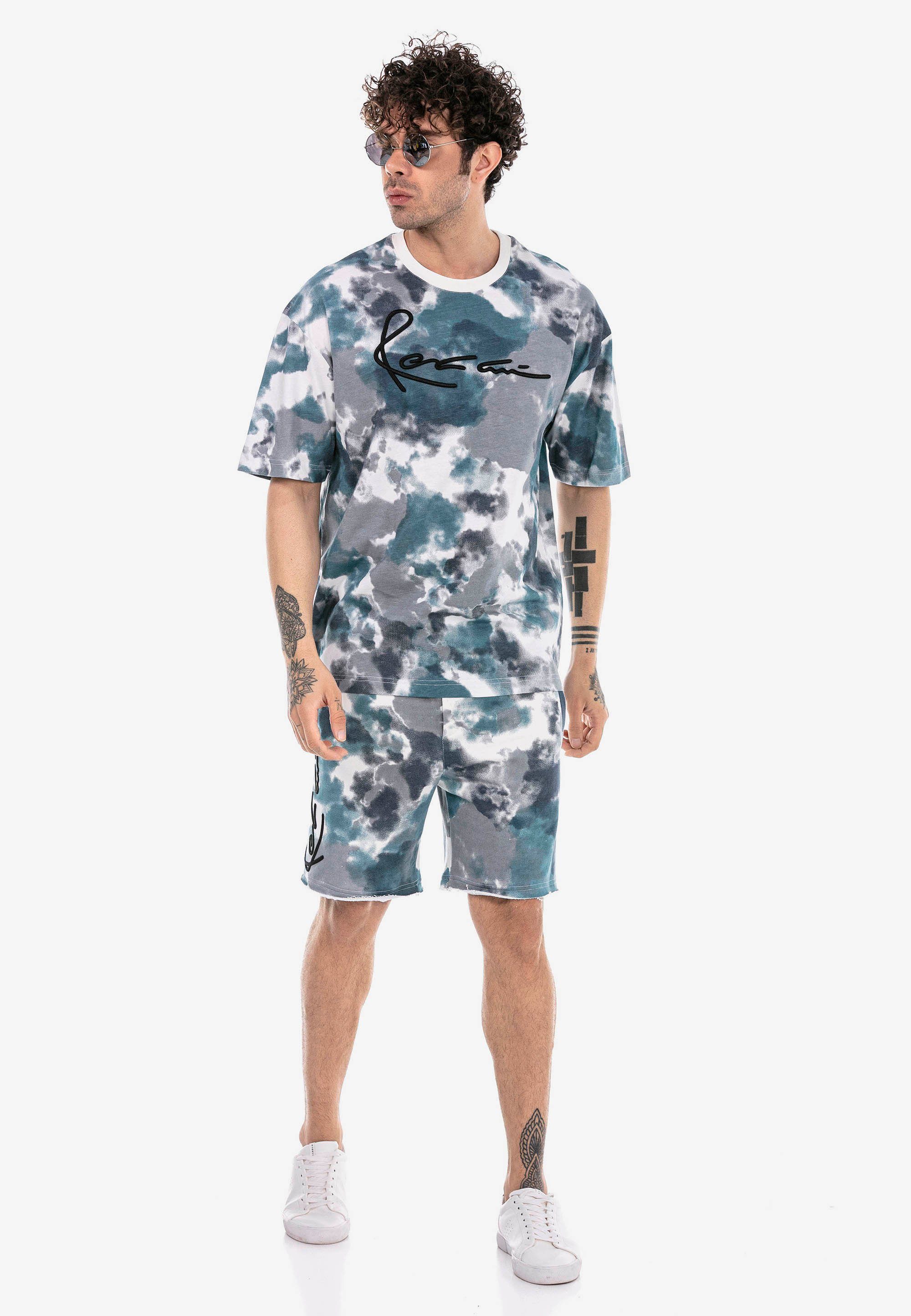 RedBridge T-Shirt Coral Springs im modischen Batik-Look