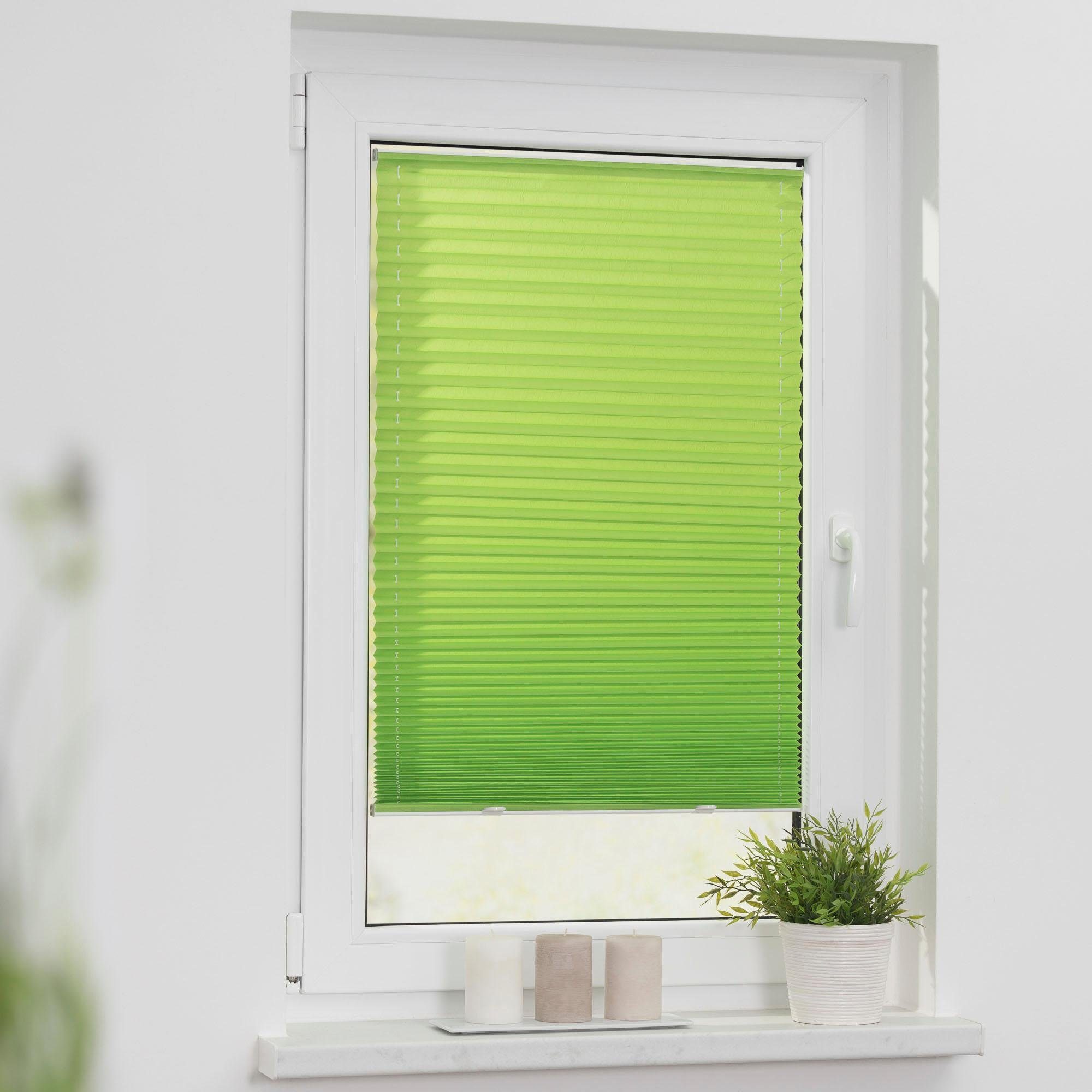 LICHTBLICK ORIGINAL Plissee Haftfix, Lichtschutz, ohne Bohren, verspannt, H günstig online kaufen