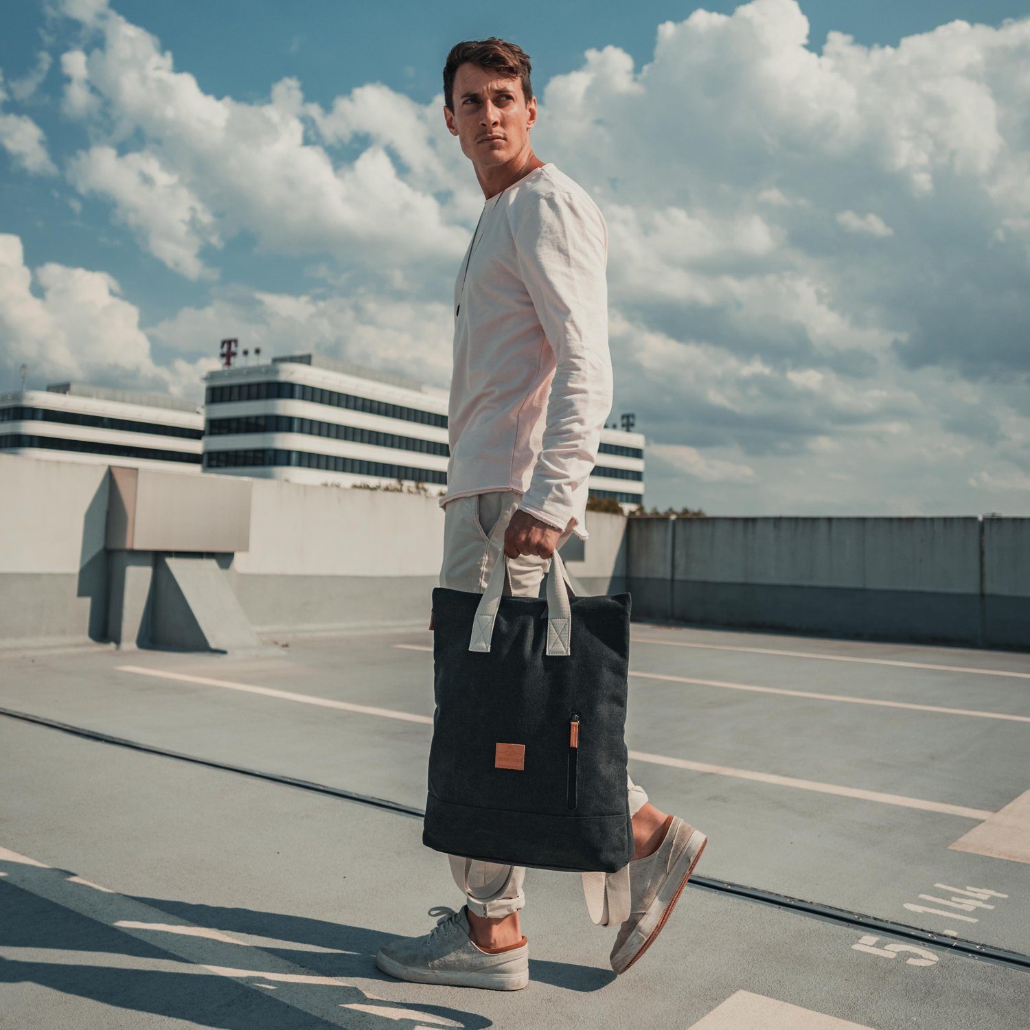 Johnny Urban Cityrucksack Rucksack Damen und Herren, 2 in 1 Rucksack & Tasche, Laptopfach, Wasserabweisend