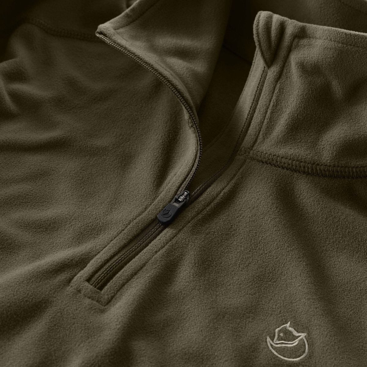 Fjällräven Fleecejacke Skare Half Zip W Leichter Mikrofleece-Pullover für Damen mit schnelltrocknendem