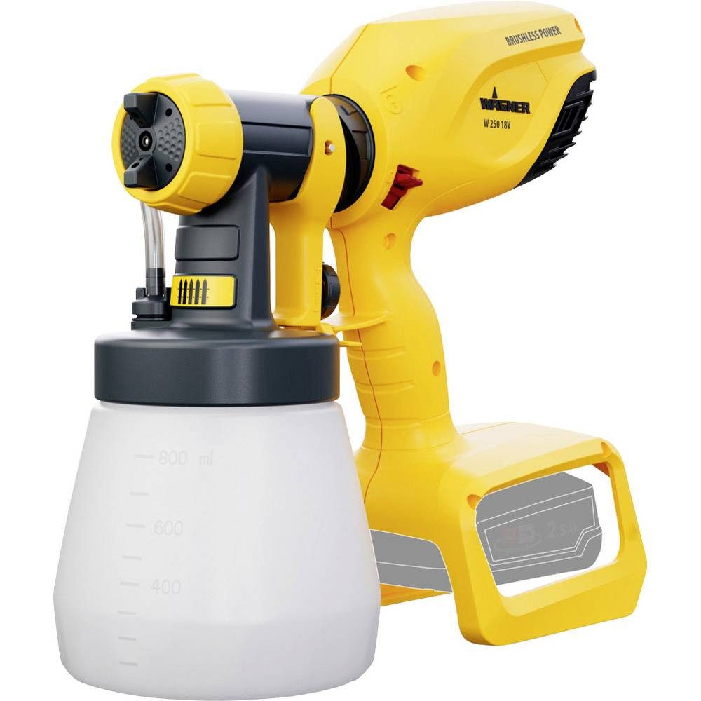 WAGNER® Farbsprühgerät Akku-Farbsprühgerät Wood&Metal Sprayer W 250 18V 2457703