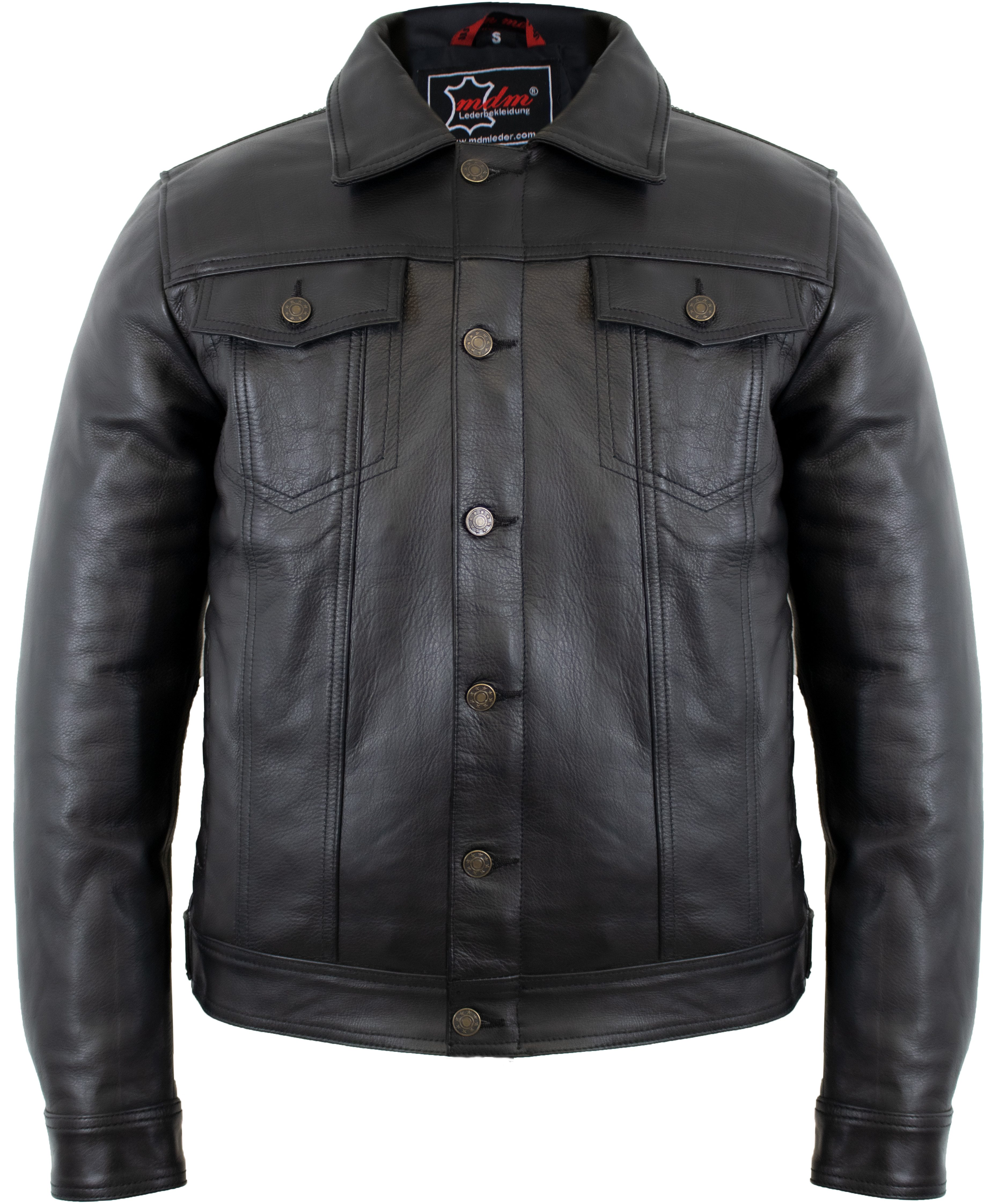 MDM Lederjacke Herren Echtleder Jacke im günstig online kaufen