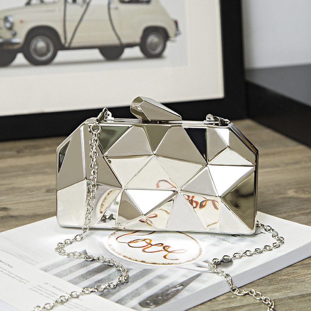 Zaewry Clutch Abendtasche für Damen, kleine Umhängetasche,Taschen aus Strass, Kupplung für Zeremonie, Hochzeit/Party/Abschlussball – Bild 4 von 5