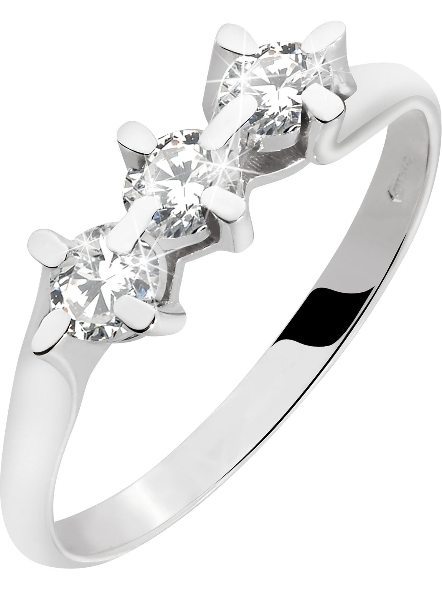 CHRIST Diamantring CHRIST Damen-Damenring 585er Gelbgold 3 Diamant
