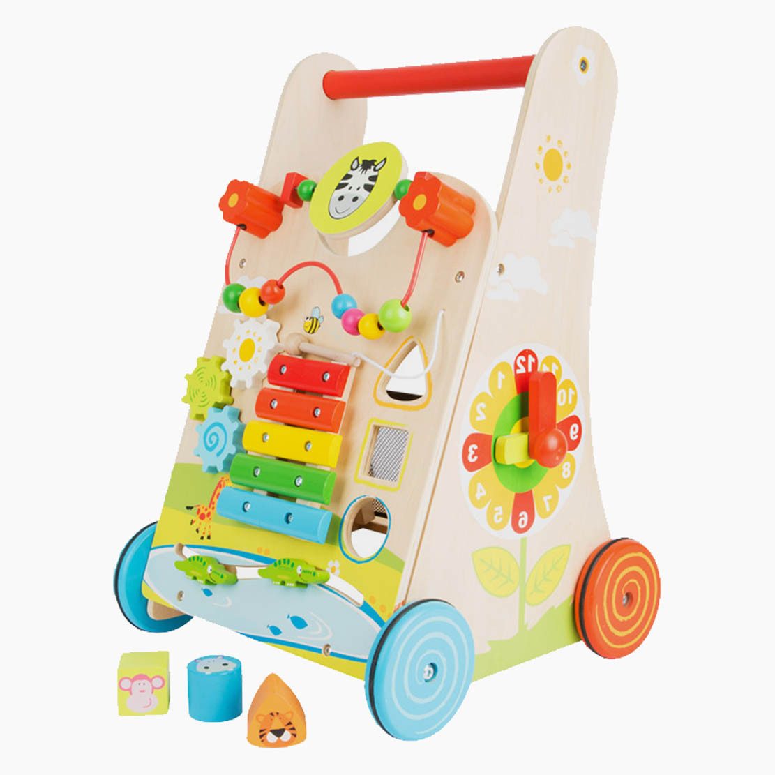 Lauflernwagen Lauflernwagen Blumenwiese