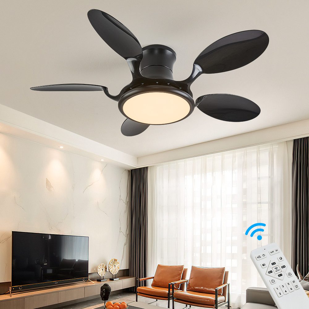 Eurotondisplay Deckenventilator Deckenventilator LED Beleuchtung 6 günstig online kaufen