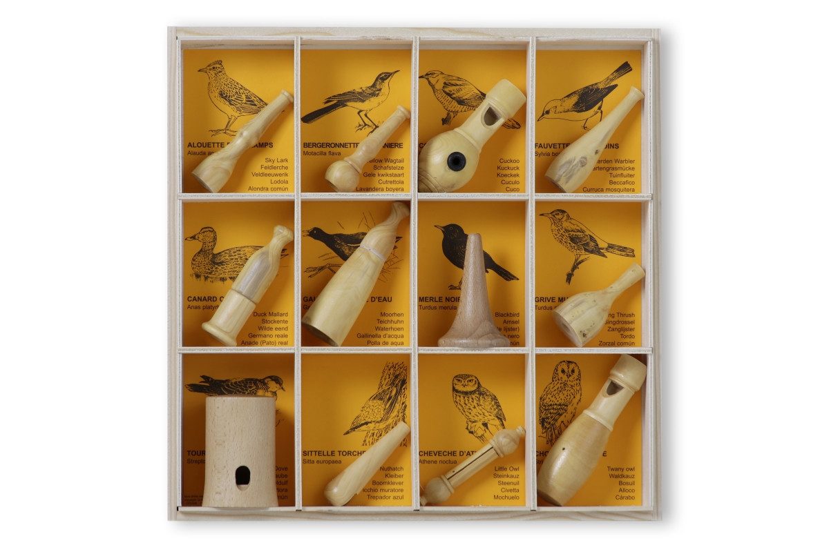 KOOKOO Vogelpfeife Amsel (Turdus merula), handgefertigte Vogelpfeife, Vogelruf nachahmen