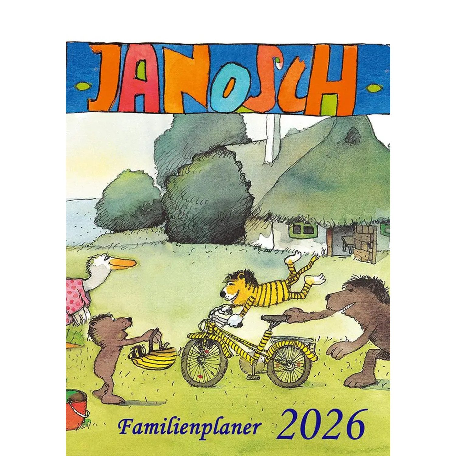 Little Tiger Verlag Familienkalender Janosch Familienplaner 2026