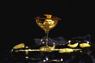 Casa Padrino Champagnerglas Luxus Barock Champagnerglas 6er Set Gold Ø 11,5 x H. 16 cm - Handgefertigte und handgravierte Champagner Gläser - Hotel & Restaurant Accessoires - Luxus Qualität