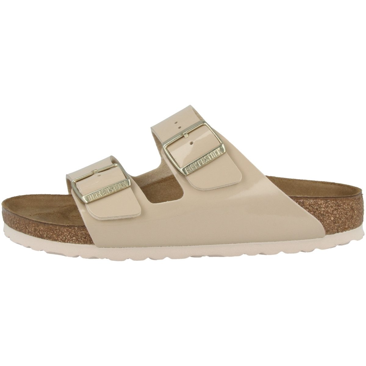 Birkenstock Arizona Birko-Flor Lack schmal Damen Sandale Sandaletten, Sommerschuhe, Badeschuhe, Riemchen, Schlappen