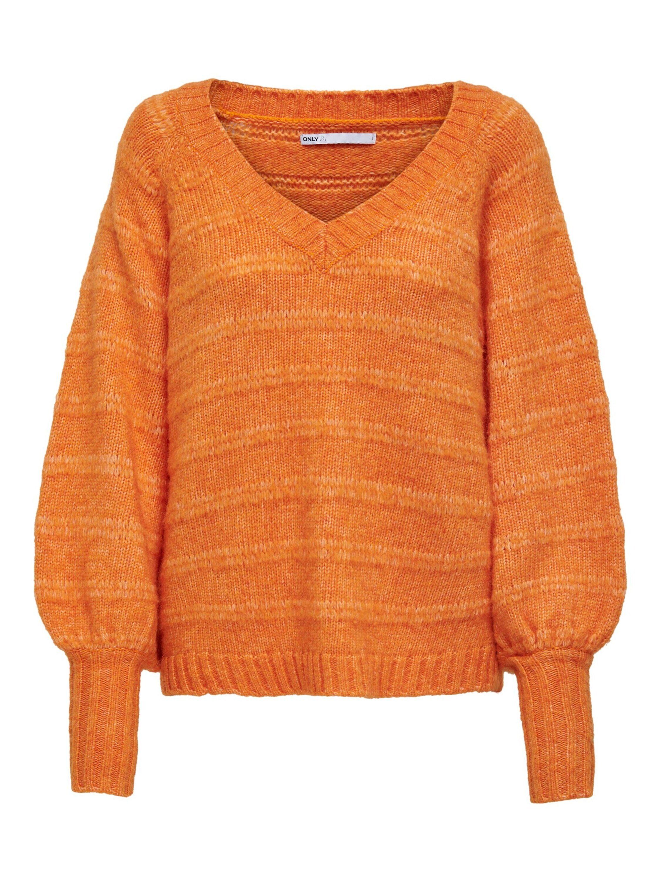 ONLY Strickpullover CELINA (1-tlg) Drapiert/gerafft günstig online kaufen