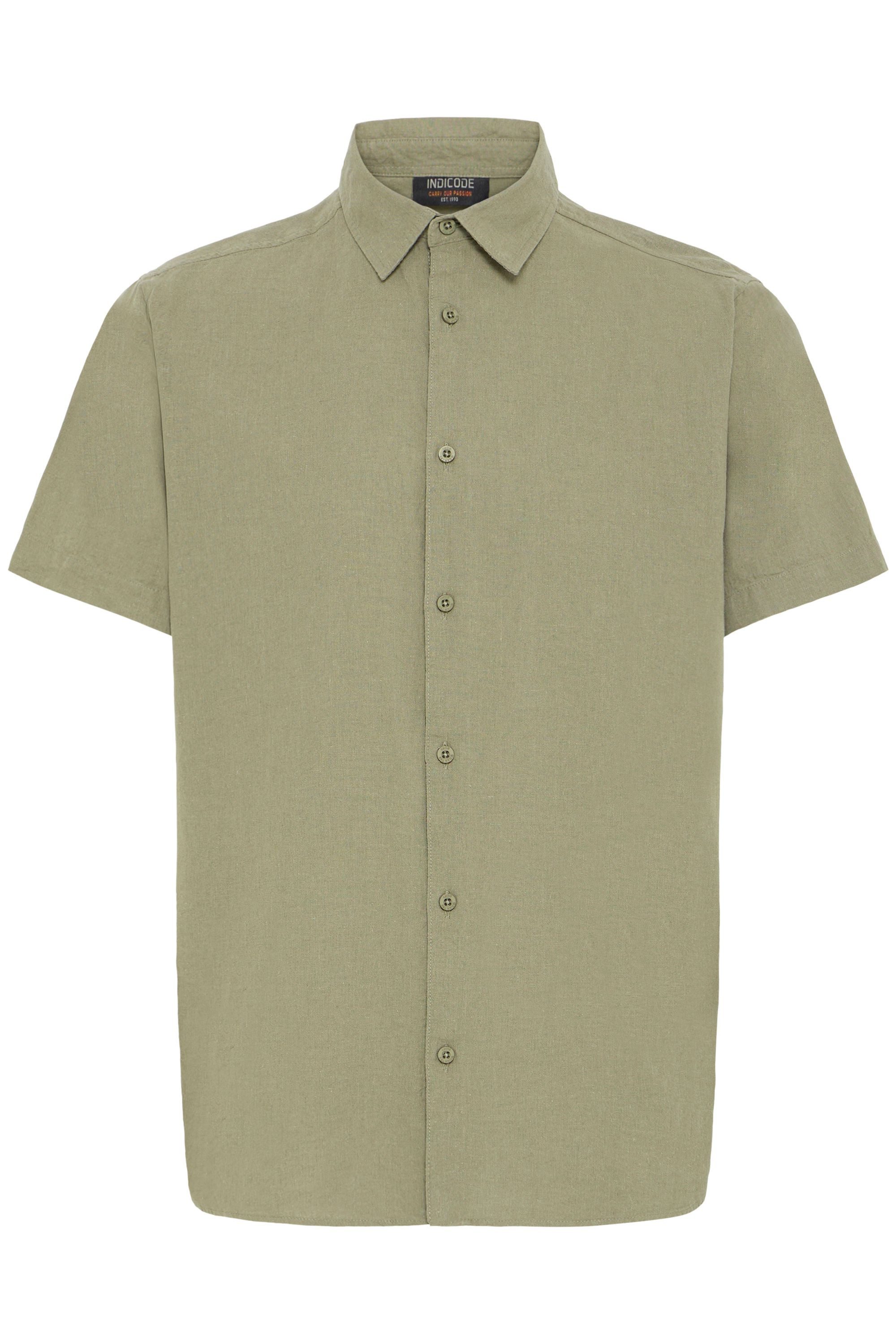 Indicode Leinenhemd IDMonk Sommerliches Leinenhemd günstig online kaufen
