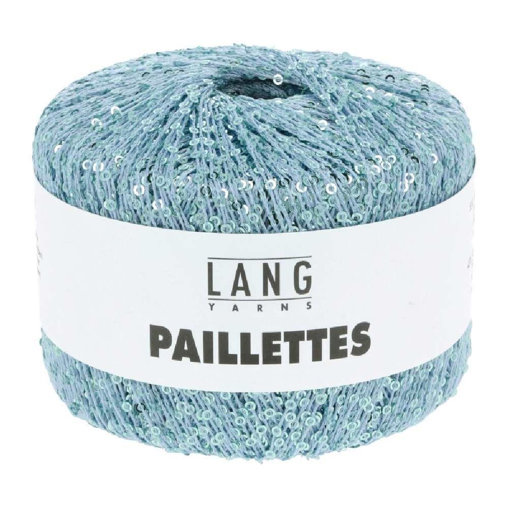 LANG YARNS PAILLETTES Häkelwolle, 112 m (25 Gramm), glänzendes Effektgarn mit Pailletten von Lang Yarns