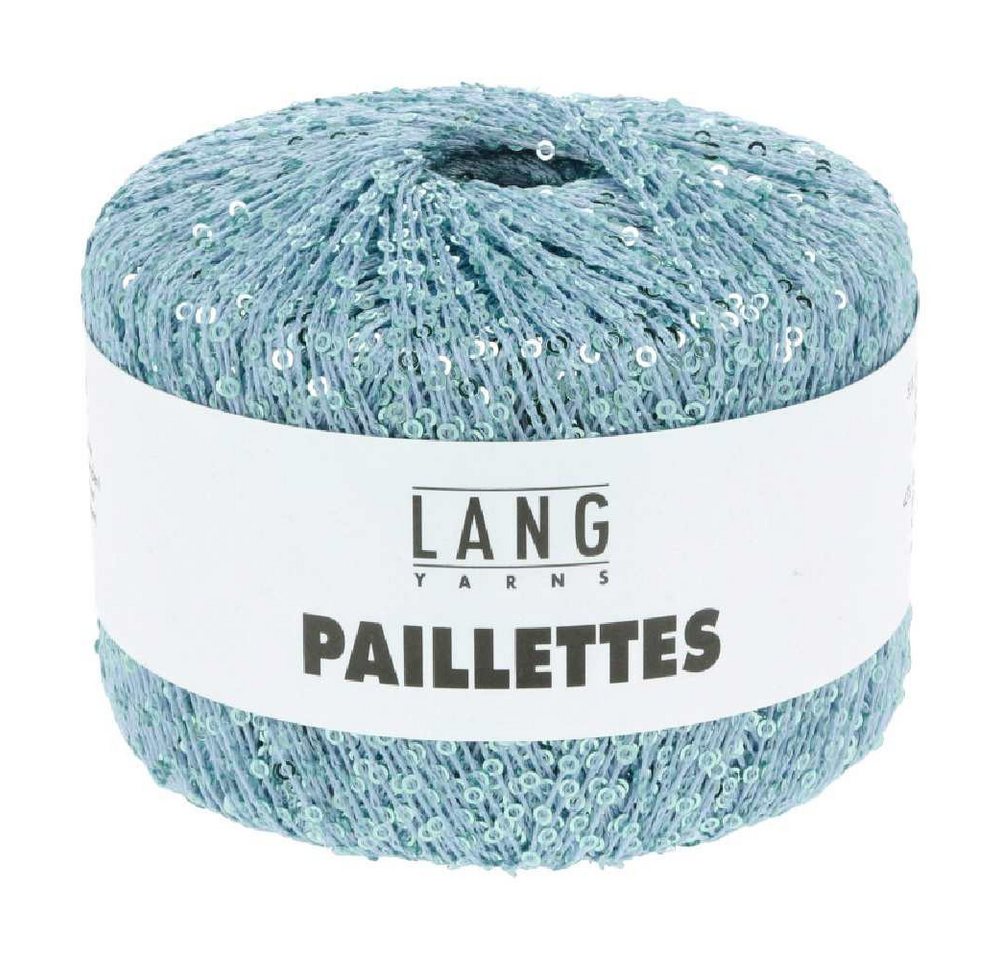 LANG YARNS PAILLETTES Häkelwolle, 112 m (25 Gramm), glänzendes Effektgarn mit Pailletten von Lang Yarns