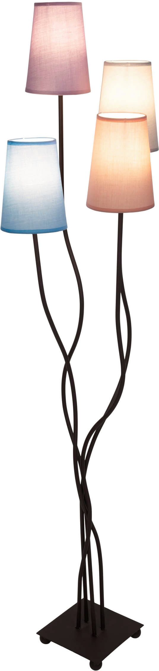 näve Stehlampe BOHO, ohne Leuchtmittel, Inkl. Fußschalter