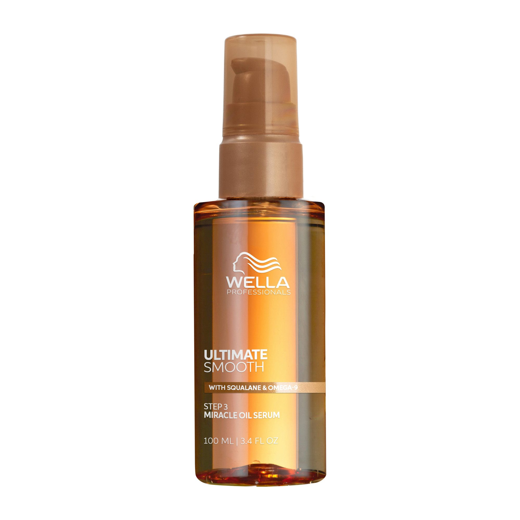 Wella Professionals Haaröl Ultimate Smooth Miracle Oil Serum, ultimativer Glanz, sorgt für weiches Haar, Anti-Frizz-Effekt